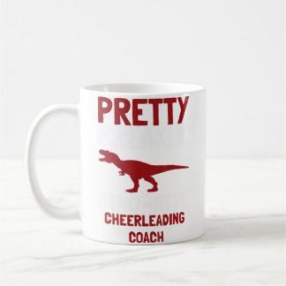 Ziemlich verrückter Dinomite Cheerleading Coach Kaffeetasse