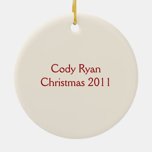 Zierbäckerei des Kleinen Jungen Keramik Ornament (Hinten)