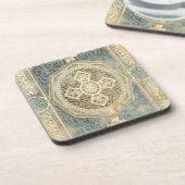 Zierband mit Verziert geometrischer Gestaltung Getränkeuntersetzer (Linke Seite)