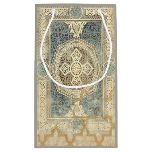 Zierband mit Verziert geometrischer Gestaltung Kleine Geschenktüte (Rückseite)