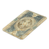 Zierband mit Verziert geometrischer Gestaltung Magnet (Linke Seite)