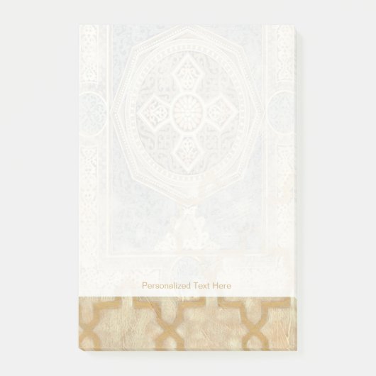 Zierband mit Verziert geometrischer Gestaltung Post-it Klebezettel (Vorderseite)