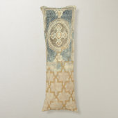 Zierband mit Verziert geometrischer Gestaltung Seitenschläferkissen (Vorderseite Vertikal)