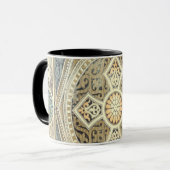 Zierband mit Verziert geometrischer Gestaltung Tasse (Vorderseite Links)