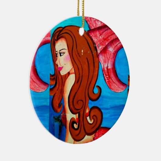 Zierbarsch Keramikornament (Rechts)