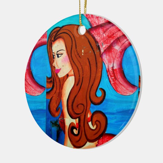 Zierbarsch Keramikornament (Links)