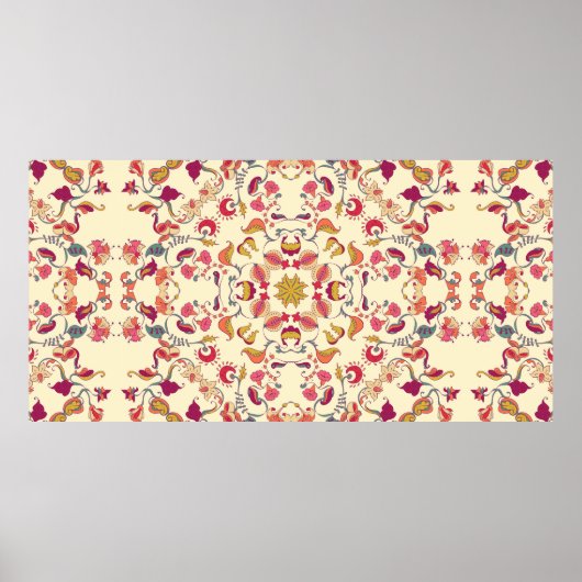 Zierbild, kreisrunder Hintergrund mit ma Poster (Vorne)