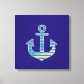 Zierblau Leinwanddruck (Vorderseite)