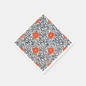 Zierblumenmuster Napkins Serviette (Ecke)