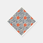 Zierblumenmuster Napkins Serviette (Ecke)