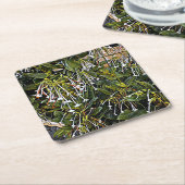 Zierblütenpapier-Untersetzer Rechteckiger Pappuntersetzer (angewinkelt)