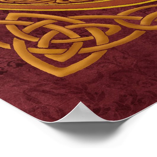 Zierdrachen Poster (Ecke)