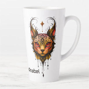 Ziereleganz: Ein Portrait einer Katze Milchtasse