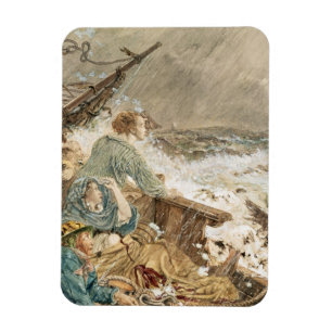 Zieren Sie den Liebling und ihren Vater, die das Magnet