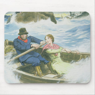 Zieren Sie Liebling (1815-41) und ihren Vater, der Mousepad