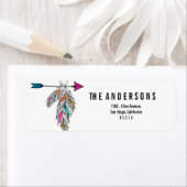 Zierfedern im bohobischen Stil hängen (Insitu)