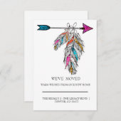 Zierfedern im bohobischen Stil hängen (Vorne/Hinten)