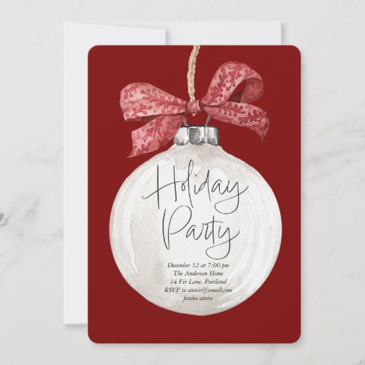 Zierfeier Feiertagskarte (Vorderseite)