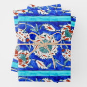 Zierfliesen Geschenkpapier Set (Beispiel)