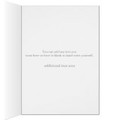 Zierflora Herz Schwarz & Rot Vielen Dank (Innen (Rechts))