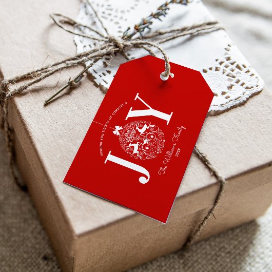 Zierfreude | Von und nach Geschenkanhänger