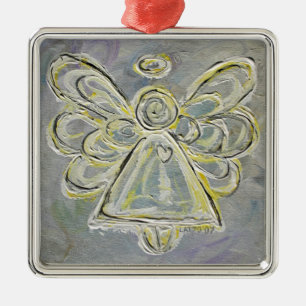 Ziergegenstände aus Silber und Weißem Licht Ornament Aus Metall