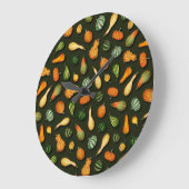 Ziergegenstände für Herbst, Herbst, Erntedank Große Wanduhr (Winkel)