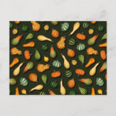 Ziergegenstände für Herbst, Herbst, Erntedank Postkarte (Vorderseite)