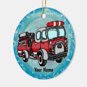 Ziergegenstände für niedliche Feuerwehrleute Keramik Ornament (Links)