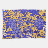 Ziergelb und blau geschirrtuch (Horizontal)