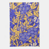 Ziergelb und blau geschirrtuch (Vertikal)