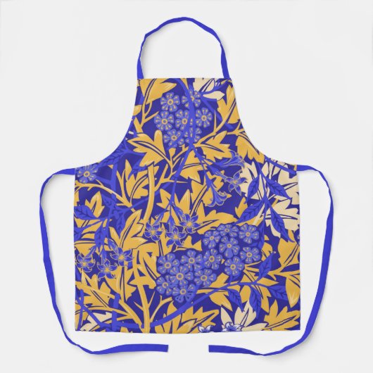 Ziergelb und blau schürze (Vorderseite)