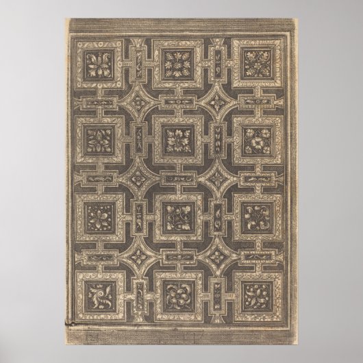 Ziergestaltung für die Deckenverkleidung Poster (Vorne)