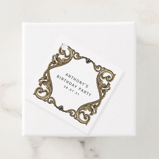 Ziergotik Vintag Geschenkanhänger (Beispiel)