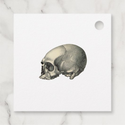 Ziergotik Vintag Geschenkanhänger (Rückseite)