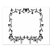 Ziergrenze Nr. 1 Gummistempel (Prägung)