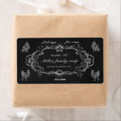 Ziergrenze Vintage landwirtschaftliche Rücksendead (Insitu)