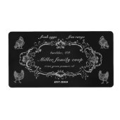 Ziergrenze Vintage landwirtschaftliche Rücksendead (Vorne)