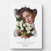 Zierhaft vorbehaltene Hochzeitsfeier Love One Fotoplatte (Vorderseite)