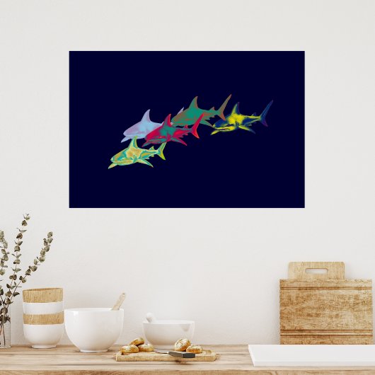 Zierhaie Poster (Küche)