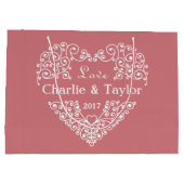 Zierheft Sondertext Große Geschenktasche Geschenktüte (Rückseite)