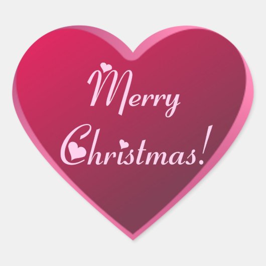 Zierherz Herz-Aufkleber (Vorderseite)