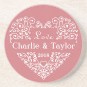 Zierherz-Untersetzer Untersetzer (Vorne)