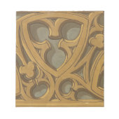 Zierholzdesign Notizblock (Vorderseite)