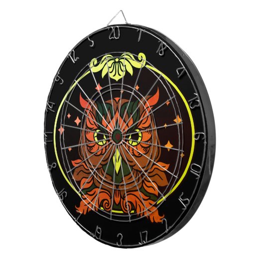 Zierhuhn Dartscheibe (Vorderseite rechts)