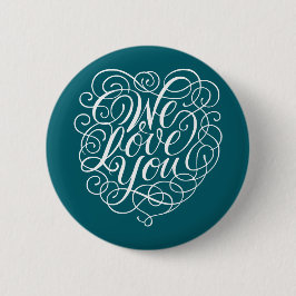 Zierkalligrafie-Design mit Wir Liebe Y Button