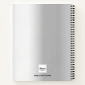 Zierkatze, Foto, silber Notizblock (Rückseite)