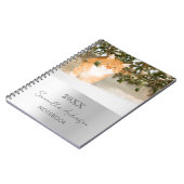 Zierkatze, Foto, silber Notizblock (Linke Seite)