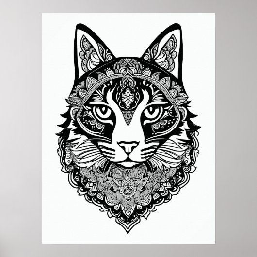 Zierkatze Poster (Vorne)