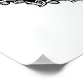 Zierkatze Poster (Ecke)